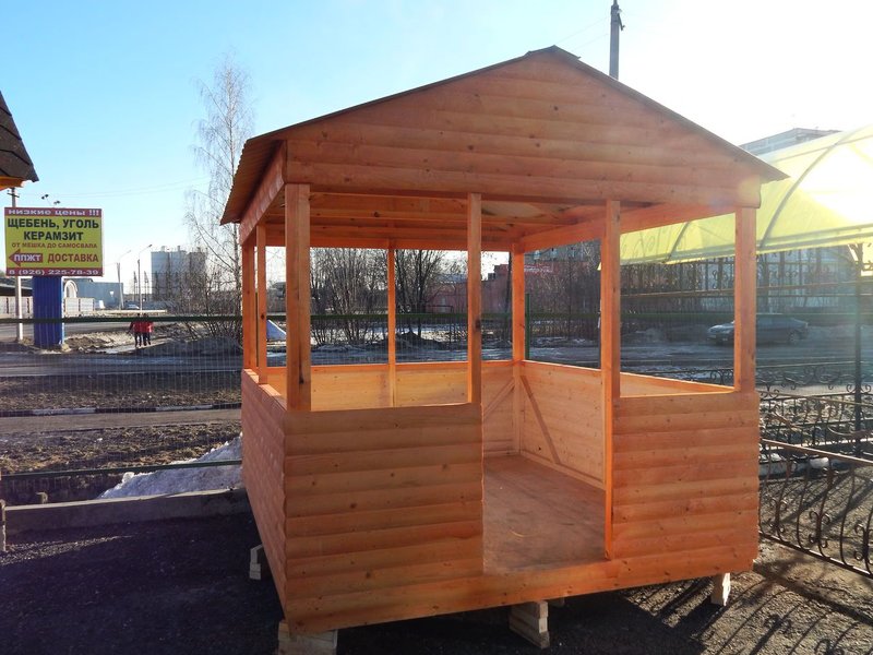 Беседка 2х4м из бруса под ключ — изображение 2